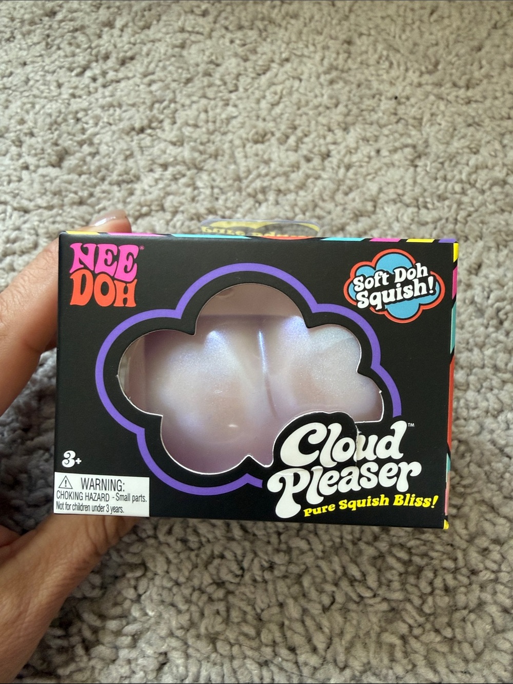 Needoh Cloud Pleaser Soft Squish - Iridescent Pink